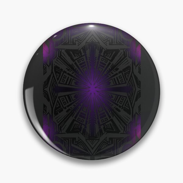 Item preview, Purple Tribal Geometric Abstract Mandala Art designed and sold by UrbanPrts.
