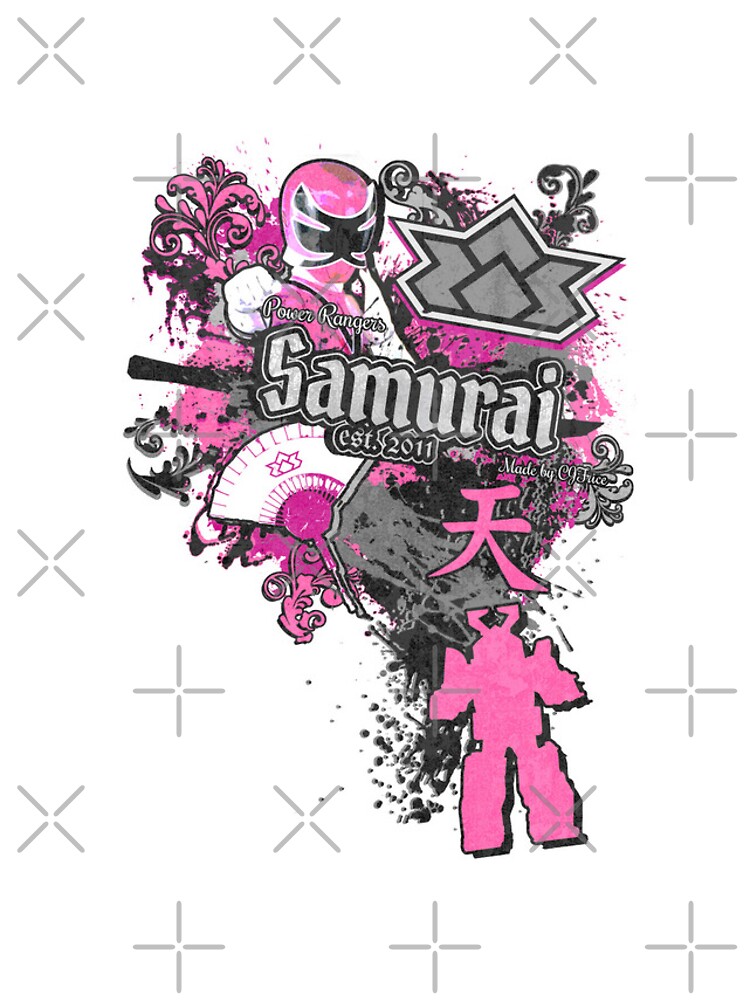 Thumbnail 5 of 5, iPhone Case, Power Ranger Samurai Pink Samurai Ranger "Street Style" Design designed and sold by CJFriceDesigns.