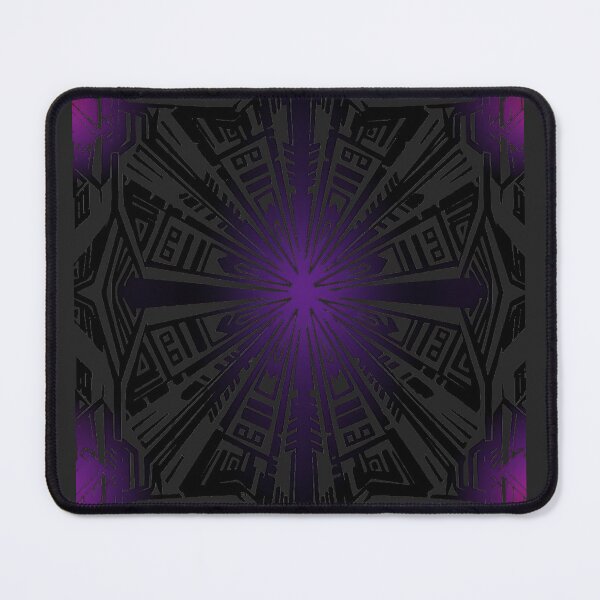Item preview, Purple Tribal Geometric Abstract Mandala Art designed and sold by UrbanPrts.