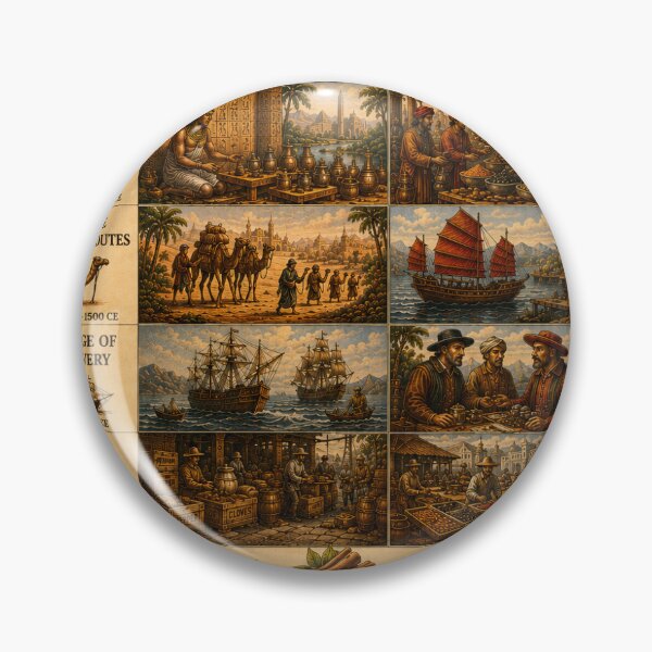Item preview, The Story of Spices Vintage Poster designed and sold by Easternpantry.