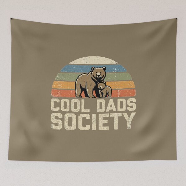 Item preview, Cool Dads Society Bear designed and sold by LuloCreative.