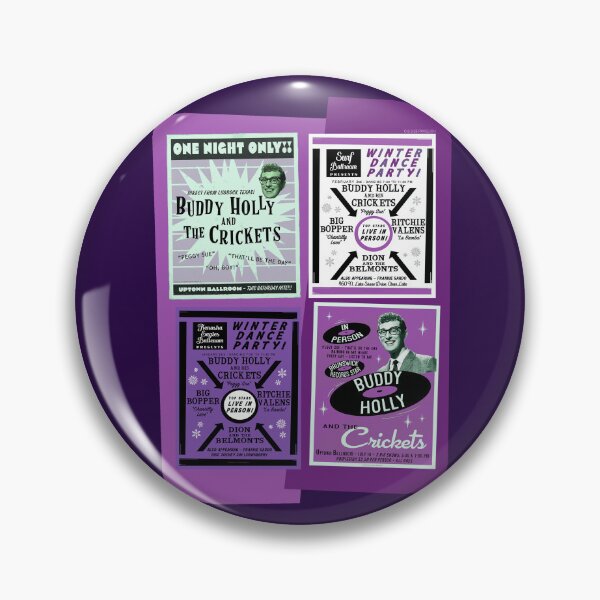 Item preview, Buddy Holly Purple Collage designed and sold by Normbot2000.