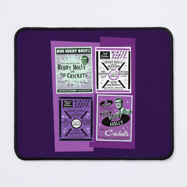 Item preview, Buddy Holly Purple Collage designed and sold by Normbot2000.