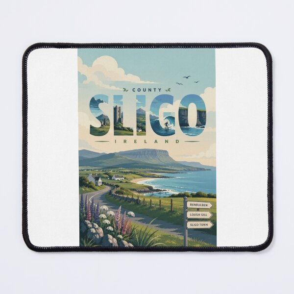 Item preview, County Sligo Atlantic Coast with Benbulben and Lough Gill Landscape designed and sold by Places On Earth.
