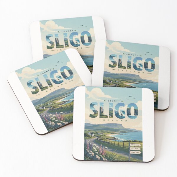 Item preview, County Sligo Atlantic Coast with Benbulben and Lough Gill Landscape designed and sold by Places On Earth.