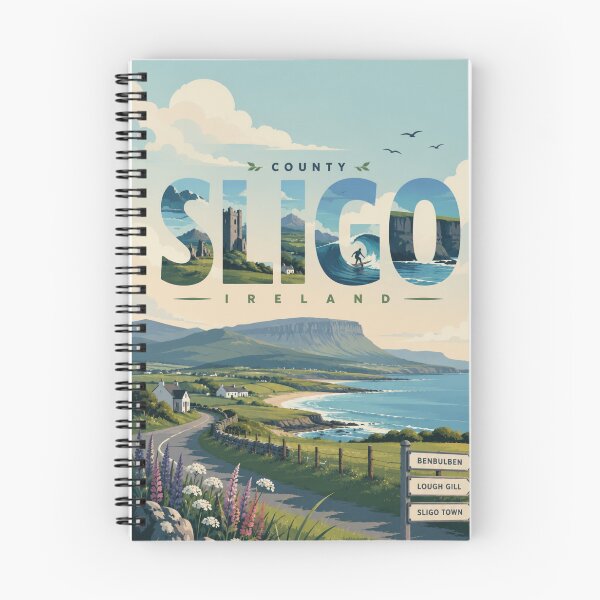 Item preview, County Sligo Atlantic Coast with Benbulben and Lough Gill Landscape designed and sold by Places On Earth.