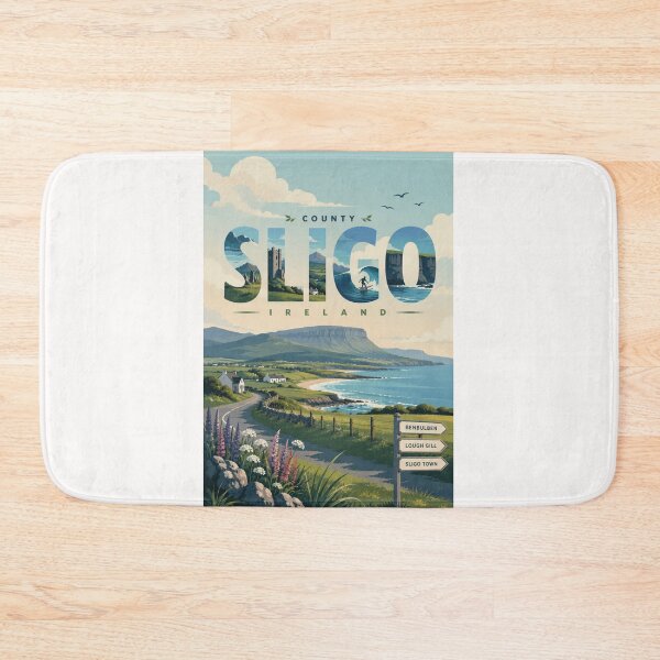 Item preview, County Sligo Atlantic Coast with Benbulben and Lough Gill Landscape designed and sold by Places On Earth.