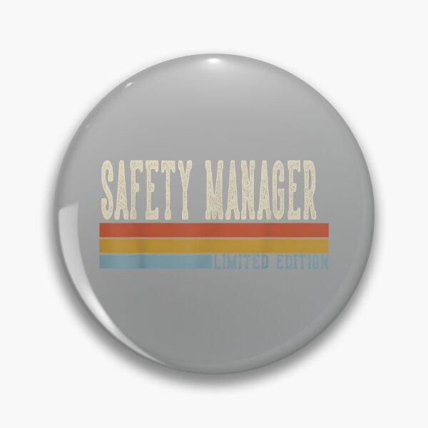 Item preview, Safety Manager Week Retro Vintage Back to School Day designed and sold by GreggRoss.