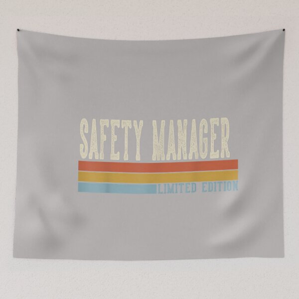Item preview, Safety Manager Week Retro Vintage Back to School Day designed and sold by GreggRoss.