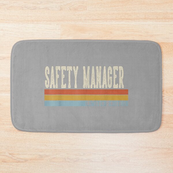 Item preview, Safety Manager Week Retro Vintage Back to School Day designed and sold by GreggRoss.