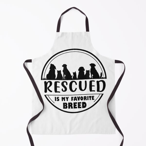 Item preview, Rescued is my favorite breed , Adopt save a pet Cat and Dog T-Shirt designed and sold by SavsMerch.