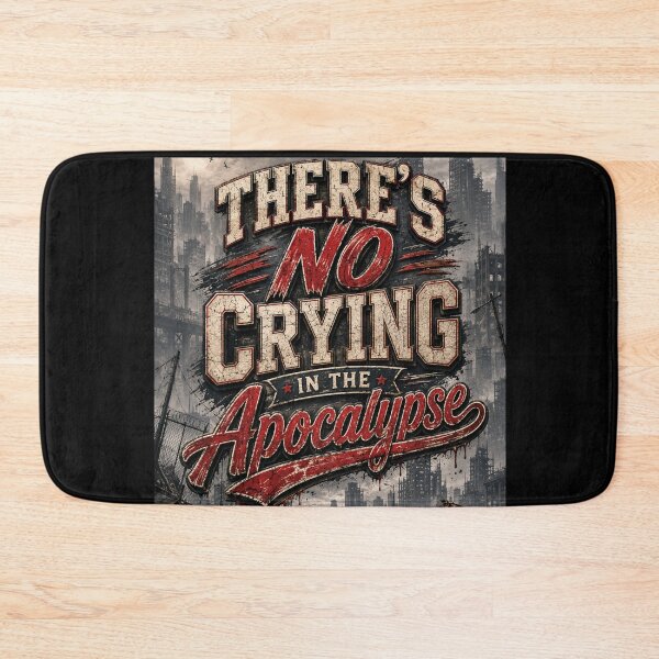 Item preview, There's No Crying in the Apocalypse designed and sold by Darke Creations.