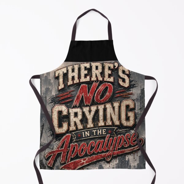 Item preview, There's No Crying in the Apocalypse designed and sold by Darke Creations.