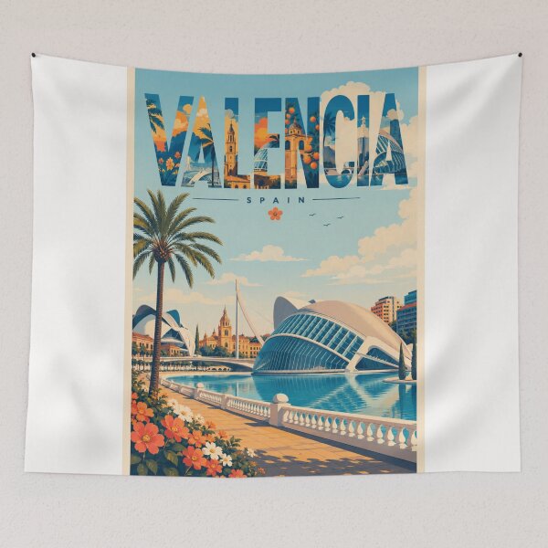 Item preview, Valencia Spain City of Arts and Sciences Mediterranean Waterfront designed and sold by Places On Earth.