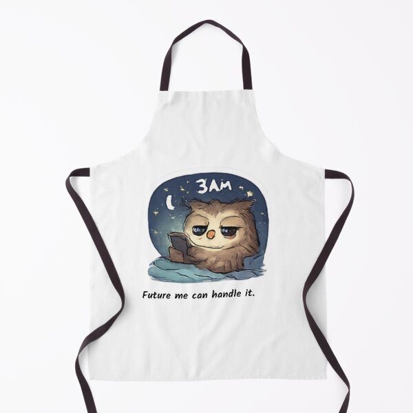 Item preview, "Future me can handle it." relatable cartoon art designed and sold by Pixel to Paper.