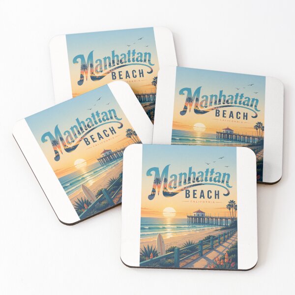 Item preview, Manhattan Beach California Pier and Pacific Coast Sunset Scene designed and sold by Places On Earth.