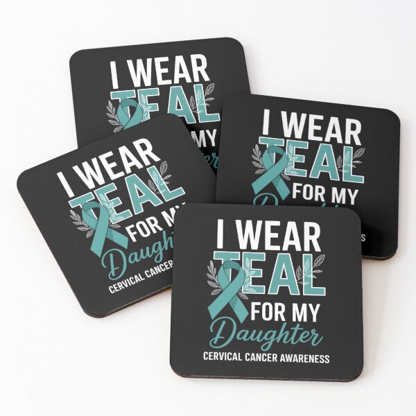 Item preview, I Wear Teal For My Daughter Cervical Cancer Awareness designed and sold by sailorjessiArt.