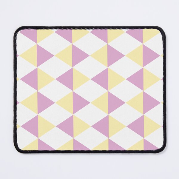 Item preview, Pastel Lavender and Yellow Geometric Triangle Tessellation Pattern designed and sold by AjjimaJKM.