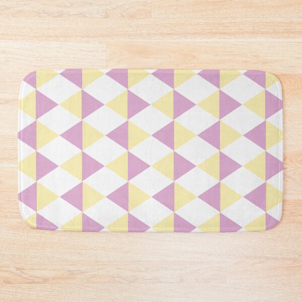 Item preview, Pastel Lavender and Yellow Geometric Triangle Tessellation Pattern designed and sold by AjjimaJKM.