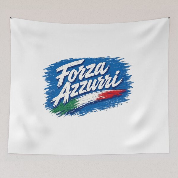 Item preview, Forza Azzurri Italian Pride Script designed and sold by Dresut.