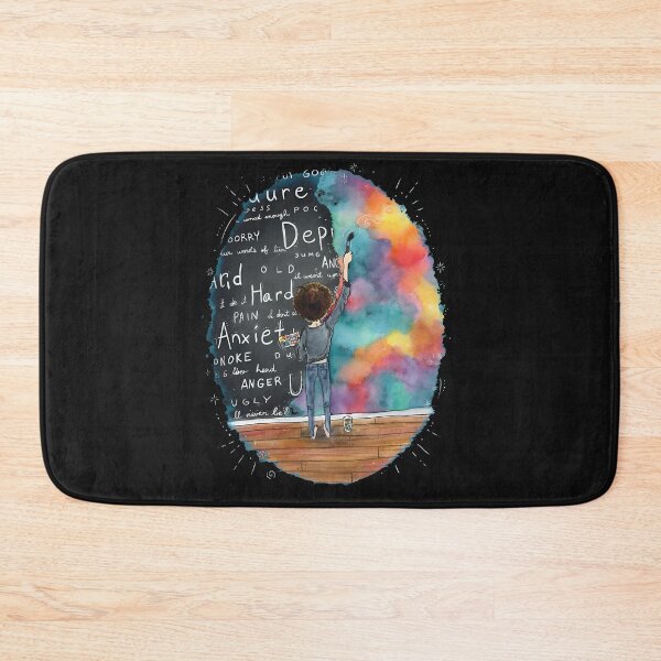 Item preview, Painting Over Negativity Abstract Art designed and sold by MiniStars9897.