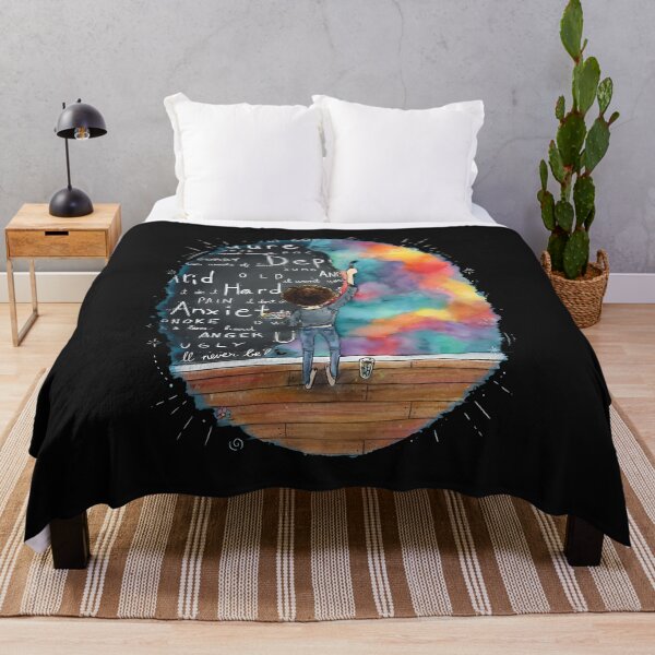 Item preview, Painting Over Negativity Abstract Art designed and sold by MiniStars9897.