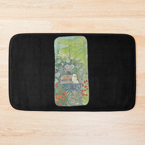 Item preview, Ghost in the Garden Bench Watercolor Art designed and sold by MiniStars9897.