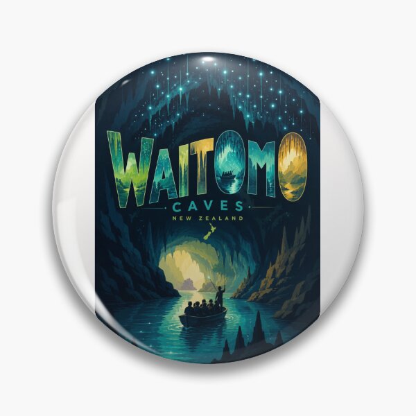 Item preview, Watomo Glowworm Caves New Zealand Underground River and Ruakuri Adventure designed and sold by Places On Earth.