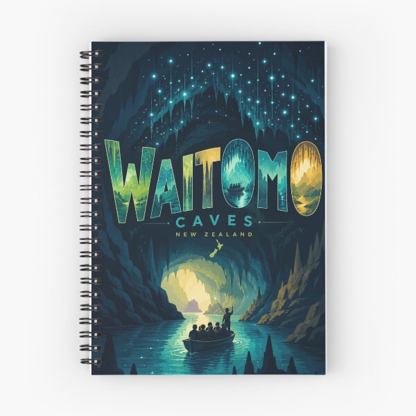 Item preview, Watomo Glowworm Caves New Zealand Underground River and Ruakuri Adventure designed and sold by Places On Earth.