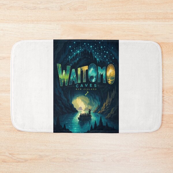 Item preview, Watomo Glowworm Caves New Zealand Underground River and Ruakuri Adventure designed and sold by Places On Earth.