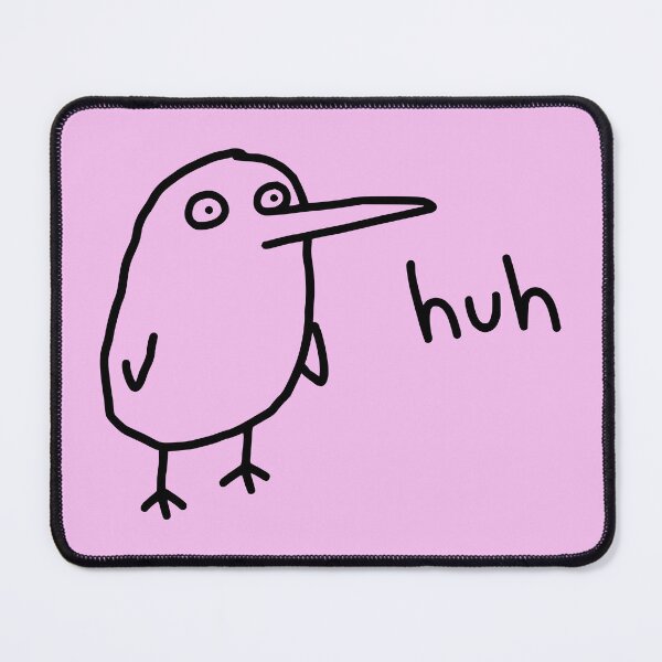 Item preview, Huh funny bird doodle designed and sold by Doodlywood.