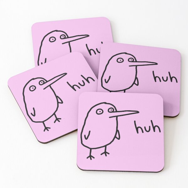 Item preview, Huh funny bird doodle designed and sold by Doodlywood.