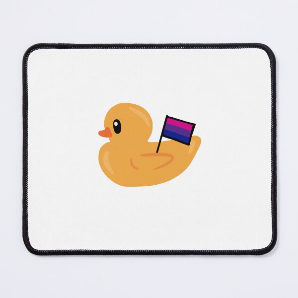 Item preview, Bisexual Pride Yellow Rubber Ducky designed and sold by TimTimByChloe.