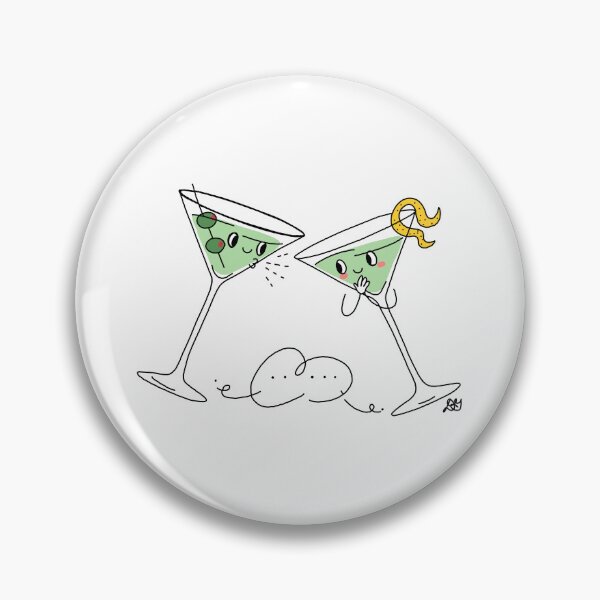 Item preview, Gossiping Martinis Women Drinks Line Art designed and sold by Evil B Creative.