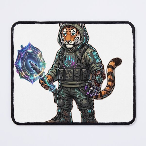 Item preview, Cybernetic Tactical Tiger Techwear Urban Street Style designed and sold by SupernovaNote.