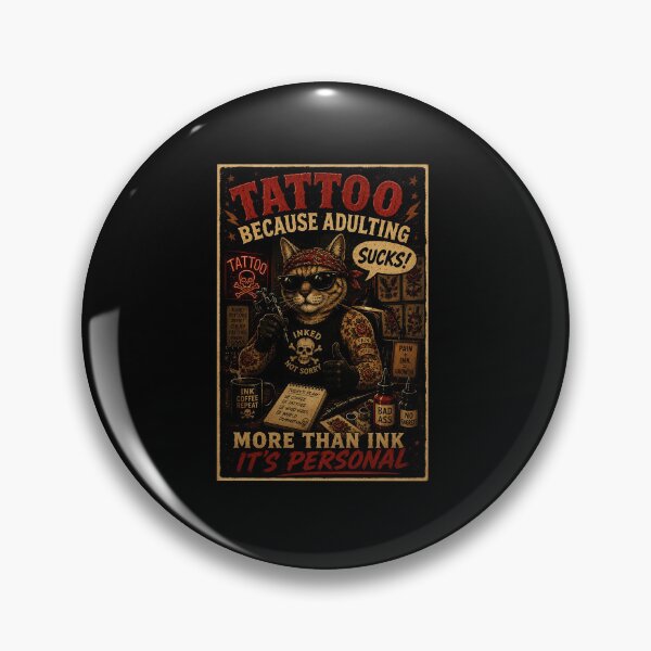 Item preview, Vintage Tattoo Cat Illustration with Alternative Retro Style designed and sold by Modaozushi216.