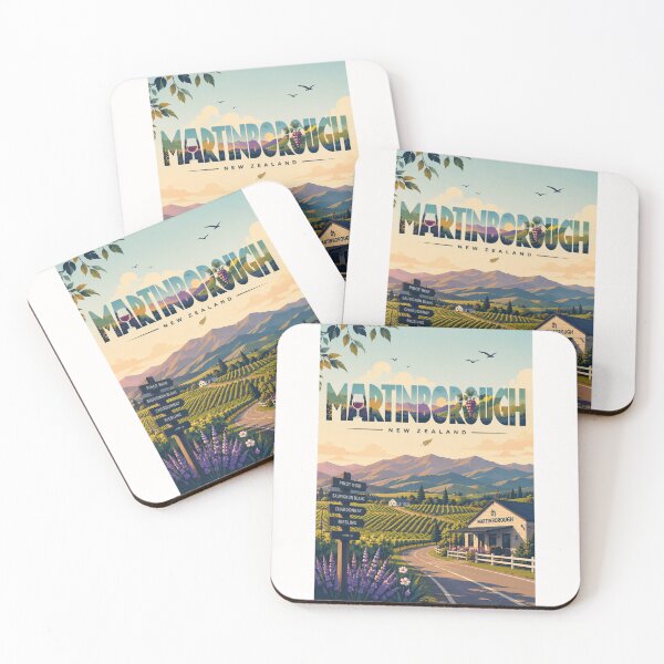 Item preview, Martinborough New Zealand Wairarapa Wine Region and Vineyard Countryside designed and sold by Places On Earth.
