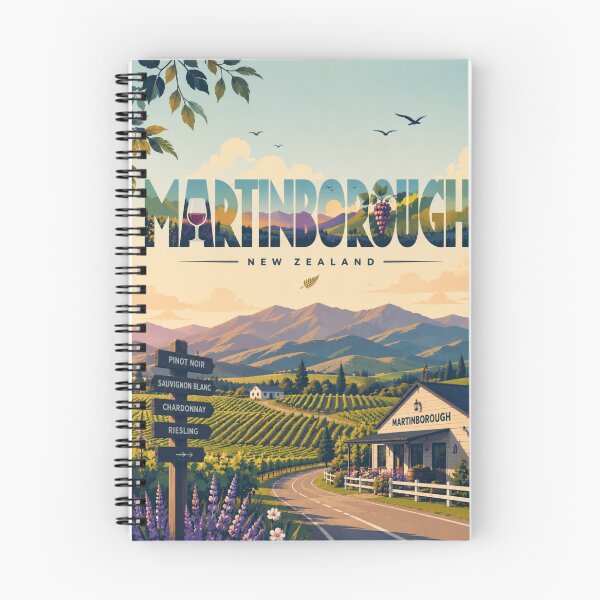 Item preview, Martinborough New Zealand Wairarapa Wine Region and Vineyard Countryside designed and sold by Places On Earth.