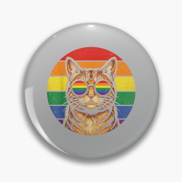Item preview, LGBTQ Ally Cat Pride Support Rainbow Color designed and sold by mjohnson9.