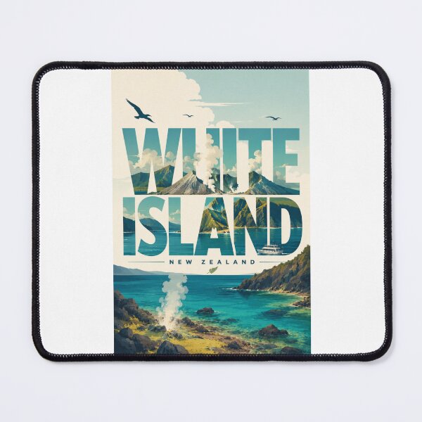Item preview, White Island New Zealand Bay of Plenty Volcanic Coast and Whakaari Landscape designed and sold by Places On Earth.