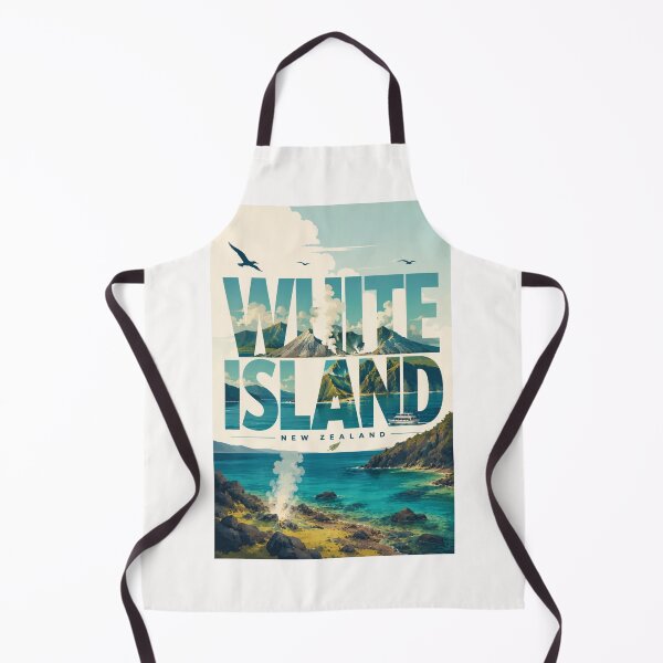 Item preview, White Island New Zealand Bay of Plenty Volcanic Coast and Whakaari Landscape designed and sold by Places On Earth.