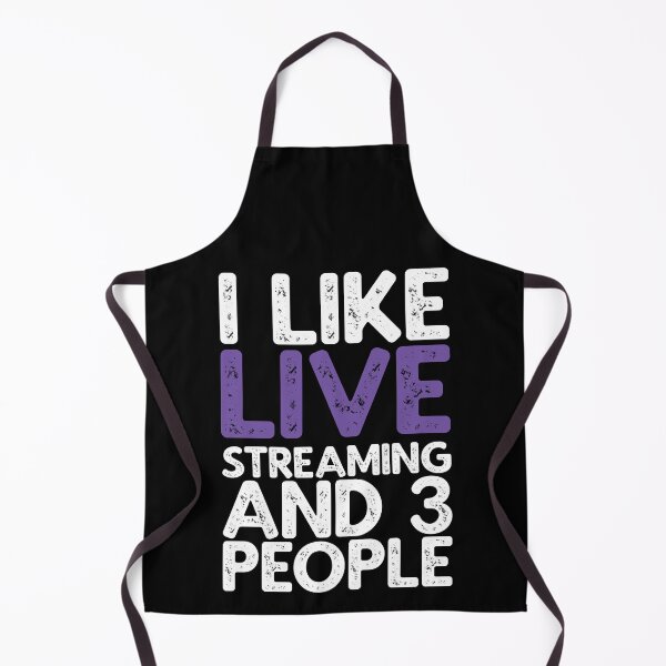 Item preview, I Like Livestreaming And 3 People designed and sold by AHobbyAJob.