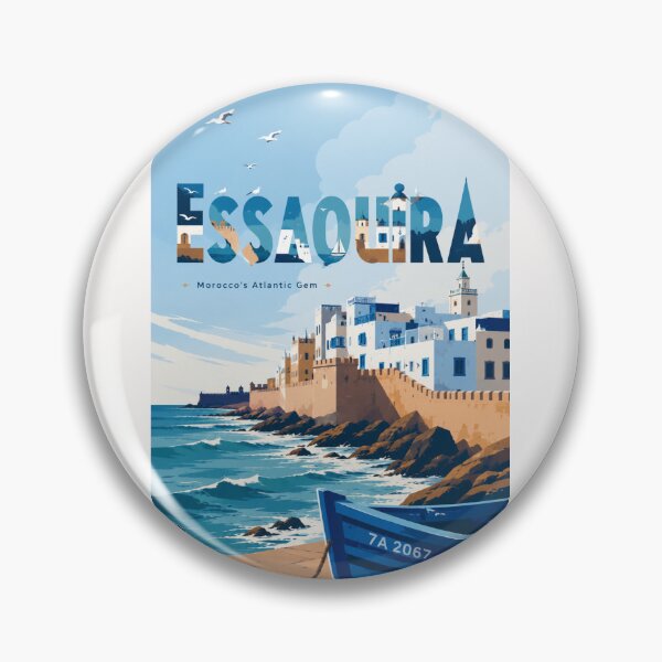 Item preview, Essaouira Morocco Atlantic Coast Medina and Seaside Fortress designed and sold by Places On Earth.