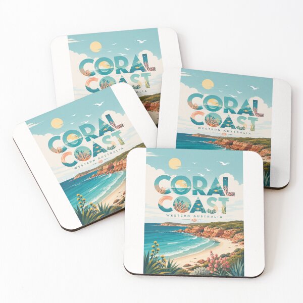 Item preview, Coral Coast Western Australia Indian Ocean and Ningaloo Coastal Landscape designed and sold by Places On Earth.