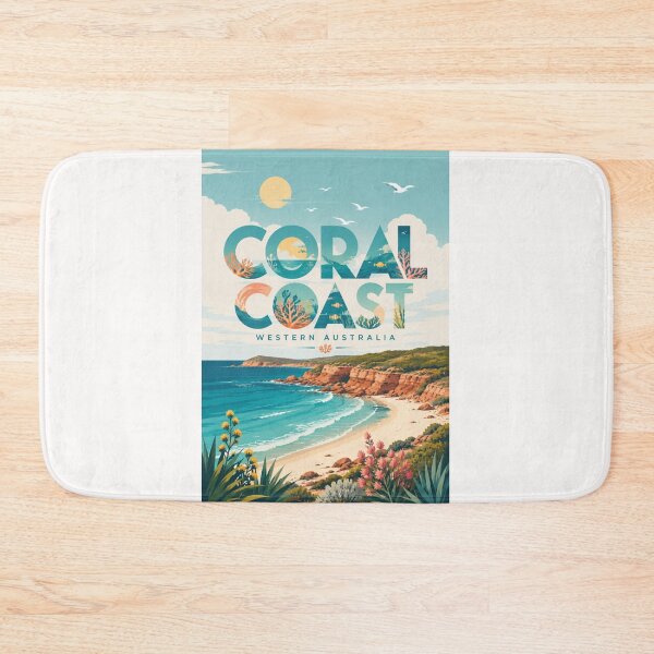 Item preview, Coral Coast Western Australia Indian Ocean and Ningaloo Coastal Landscape designed and sold by Places On Earth.