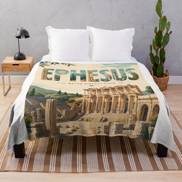 Item preview, Ephesus Turkey Ancient Ruins and Izmir Historical Landscape designed and sold by Places On Earth.