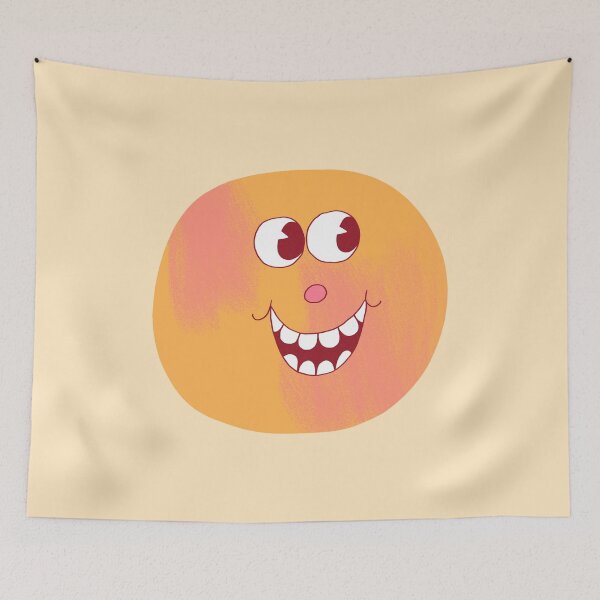 Item preview, Apricot the Happy Face designed and sold by yellowflowerhut.