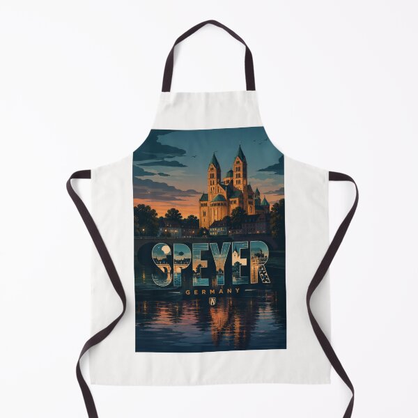 Item preview, Speyer Germany Cathedral and Rhineland Palatinate Riverfront Evening Scene designed and sold by Places On Earth.