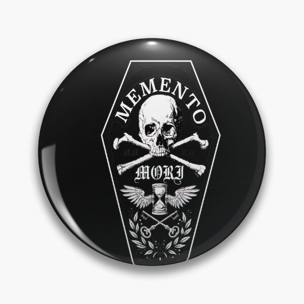 Item preview, Gothic Memento Mori Skull Crest designed and sold by MiniStars9897.