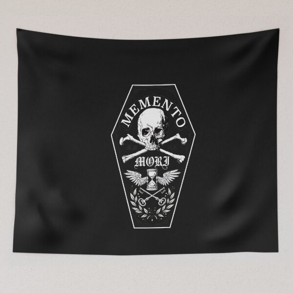 Item preview, Gothic Memento Mori Skull Crest designed and sold by MiniStars9897.